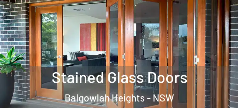 Stained Glass Doors Balgowlah Heights - NSW