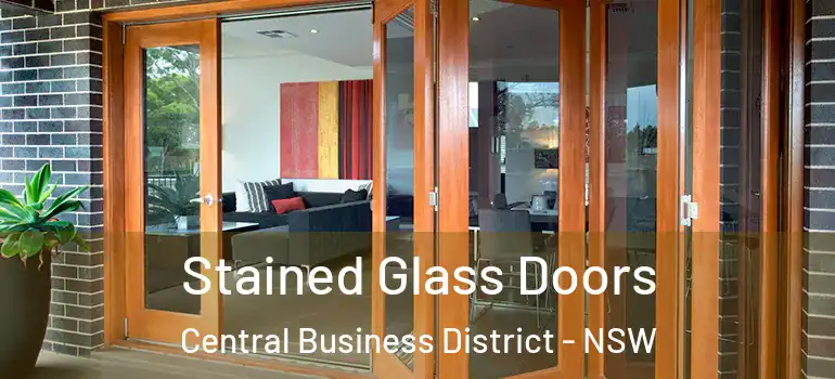 Stained Glass Doors Central Business District - NSW