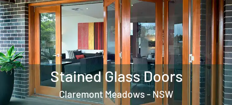 Stained Glass Doors Claremont Meadows - NSW