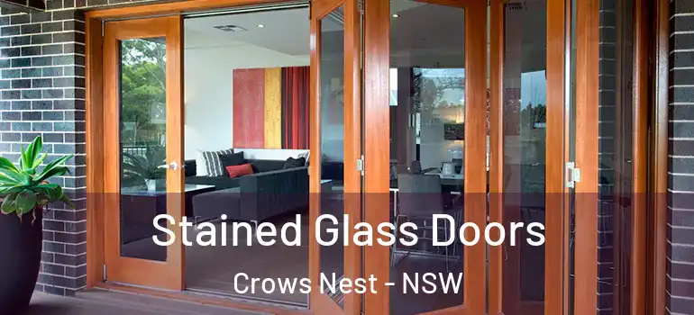 Stained Glass Doors Crows Nest - NSW