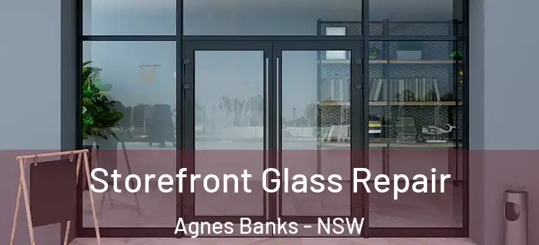 Storefront Glass Repair Agnes Banks - NSW