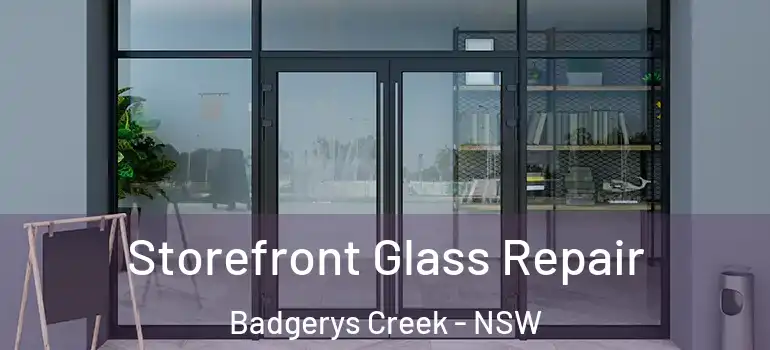  Storefront Glass Repair Badgerys Creek - NSW