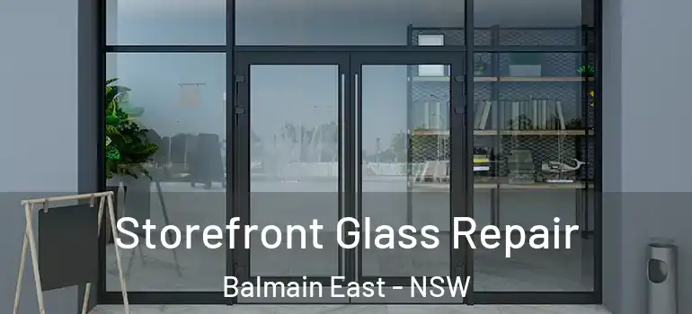 Storefront Glass Repair Balmain East - NSW