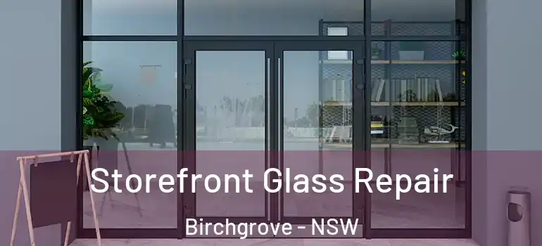  Storefront Glass Repair Birchgrove - NSW
