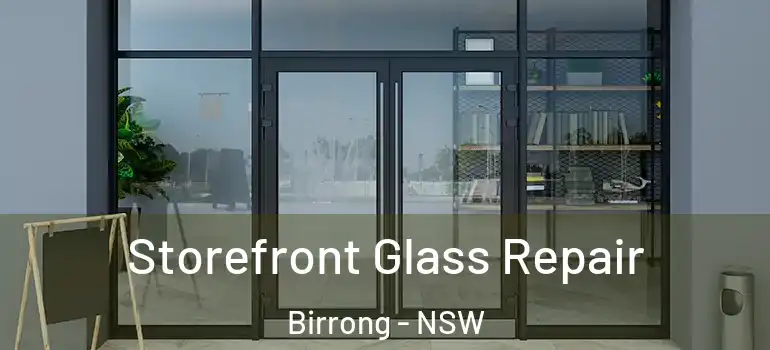 Storefront Glass Repair Birrong - NSW