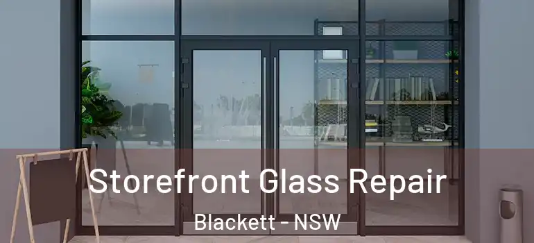 Storefront Glass Repair Blackett - NSW
