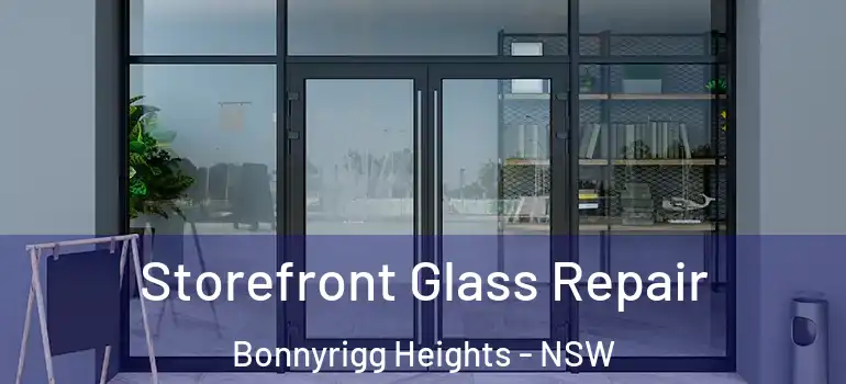Storefront Glass Repair Bonnyrigg Heights - NSW