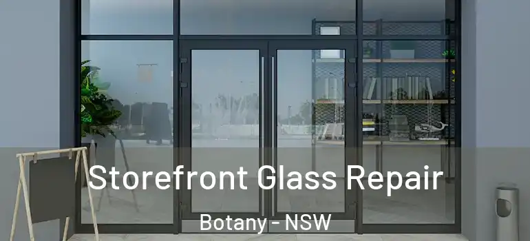 Storefront Glass Repair Botany - NSW