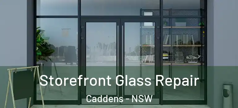 Storefront Glass Repair Caddens - NSW
