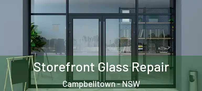 Storefront Glass Repair Campbelltown - NSW