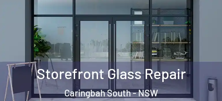  Storefront Glass Repair Caringbah South - NSW