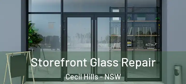  Storefront Glass Repair Cecil Hills - NSW