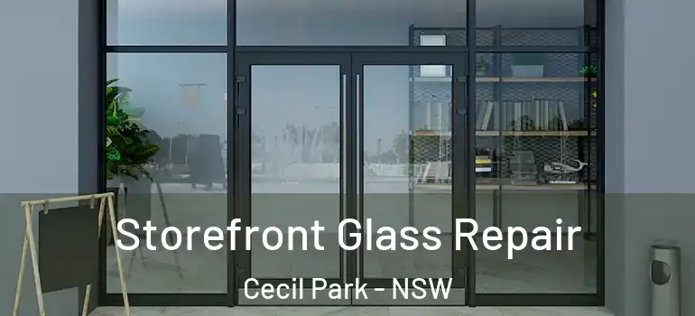  Storefront Glass Repair Cecil Park - NSW