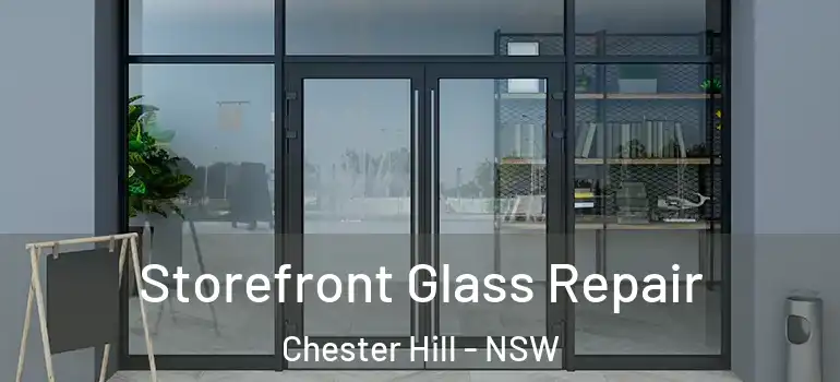 Storefront Glass Repair Chester Hill - NSW