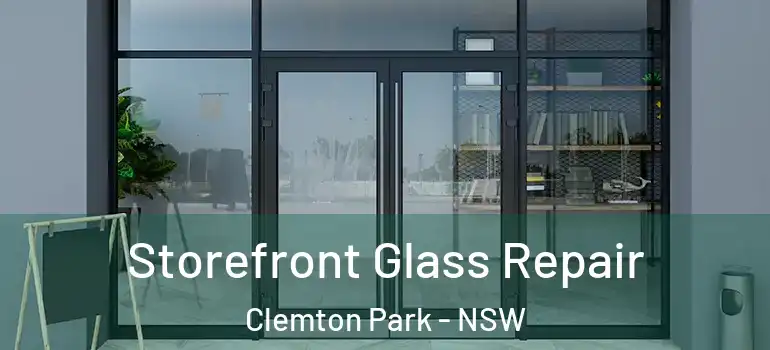 Storefront Glass Repair Clemton Park - NSW