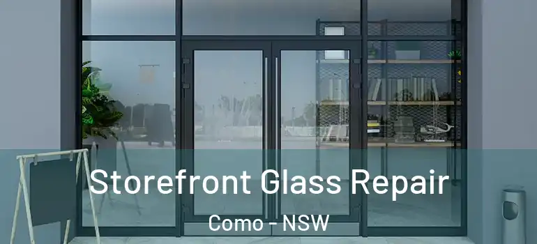 Storefront Glass Repair Como - NSW