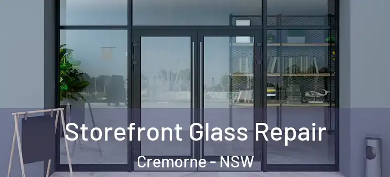  Storefront Glass Repair Cremorne - NSW