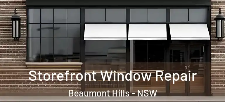 Storefront Window Repair Beaumont Hills - NSW