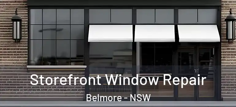 Storefront Window Repair Belmore - NSW
