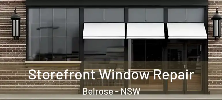 Storefront Window Repair Belrose - NSW