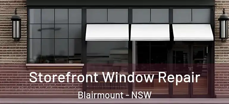 Storefront Window Repair Blairmount - NSW