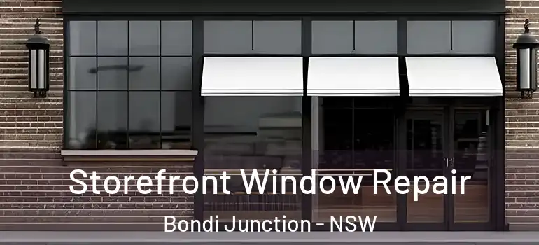 Storefront Window Repair Bondi Junction - NSW