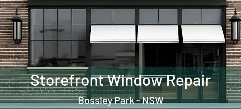 Storefront Window Repair Bossley Park - NSW