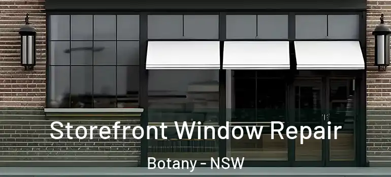  Storefront Window Repair Botany - NSW