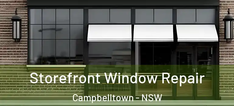Storefront Window Repair Campbelltown - NSW