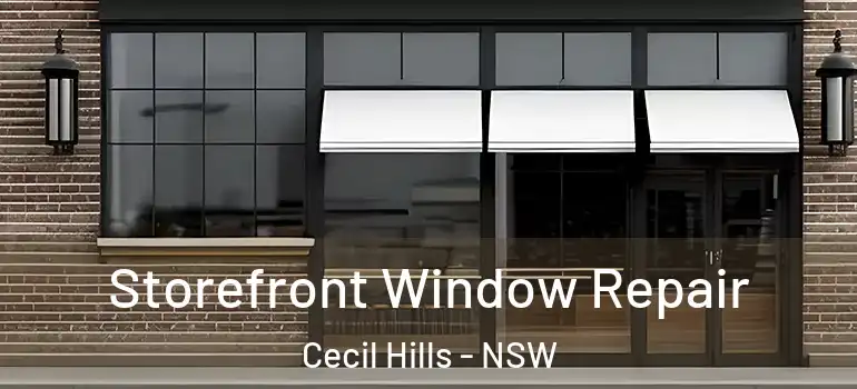 Storefront Window Repair Cecil Hills - NSW