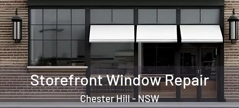 Storefront Window Repair Chester Hill - NSW