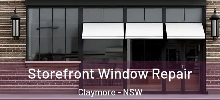 Storefront Window Repair Claymore - NSW