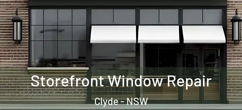  Storefront Window Repair Clyde - NSW