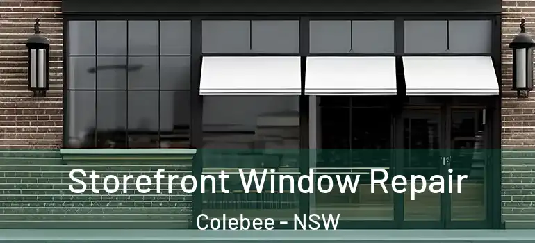  Storefront Window Repair Colebee - NSW