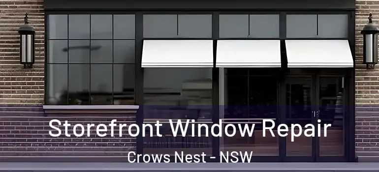  Storefront Window Repair Crows Nest - NSW
