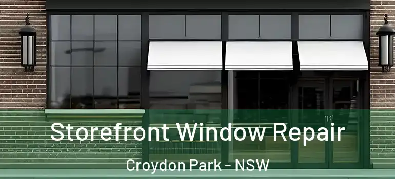Storefront Window Repair Croydon Park - NSW