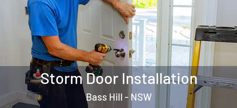 Storm Door Installation Bass Hill - NSW