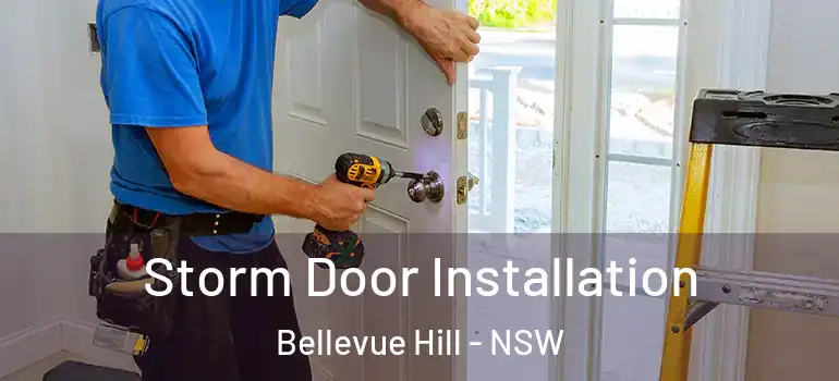 Storm Door Installation Bellevue Hill - NSW