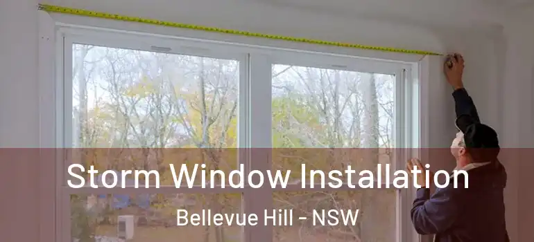 Storm Window Installation Bellevue Hill - NSW