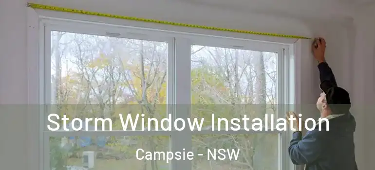 Storm Window Installation Campsie - NSW