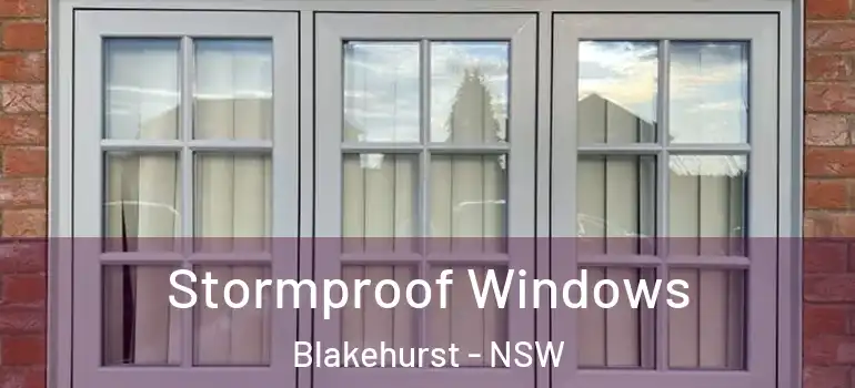 Stormproof Windows Blakehurst - NSW