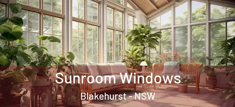  Sunroom Windows Blakehurst - NSW