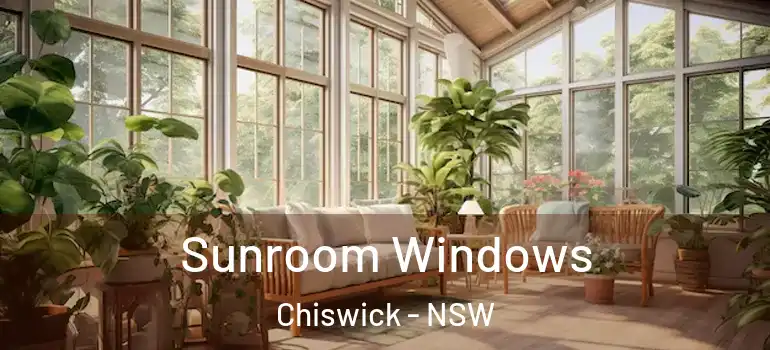 Sunroom Windows Chiswick - NSW