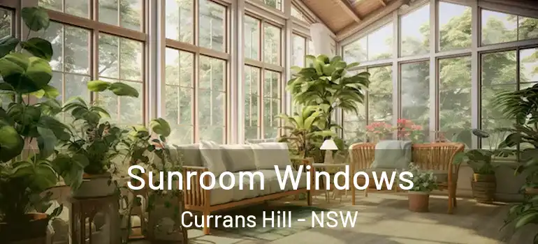 Sunroom Windows Currans Hill - NSW