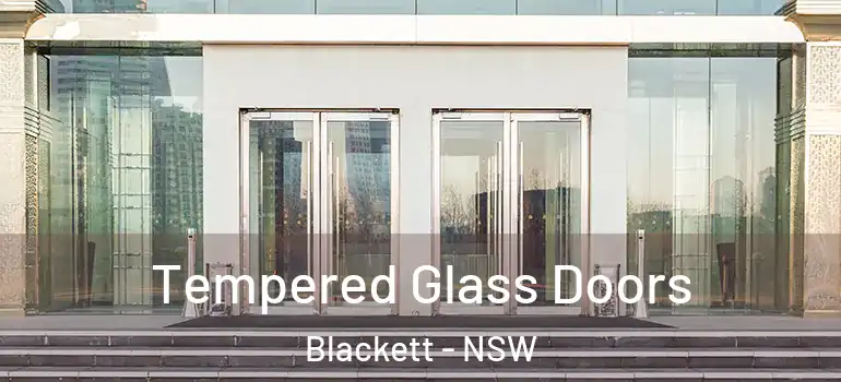 Tempered Glass Doors Blackett - NSW