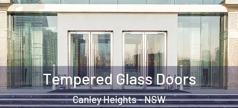 Tempered Glass Doors Canley Heights - NSW