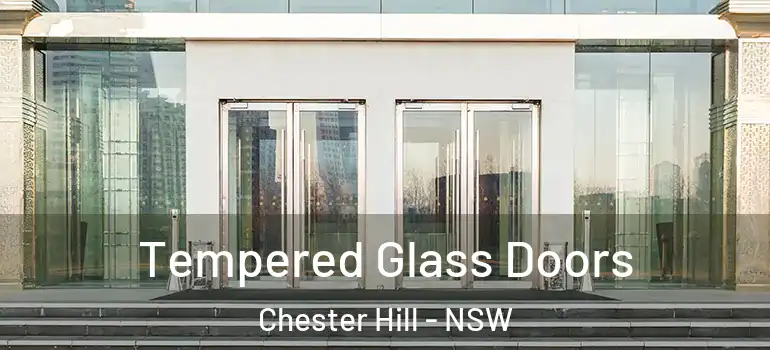 Tempered Glass Doors Chester Hill - NSW