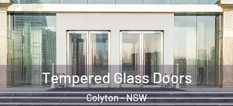 Tempered Glass Doors Colyton - NSW