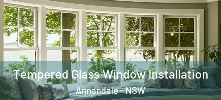 Tempered Glass Window Installation Annandale - NSW
