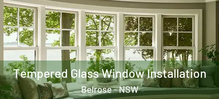 Tempered Glass Window Installation Belrose - NSW
